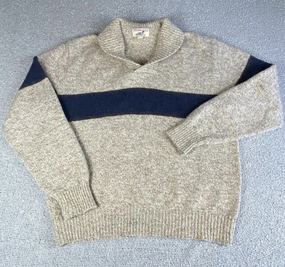 Winona Knits Wools Sweater Men’s Made In USA Vintage Excellent Condition XXL